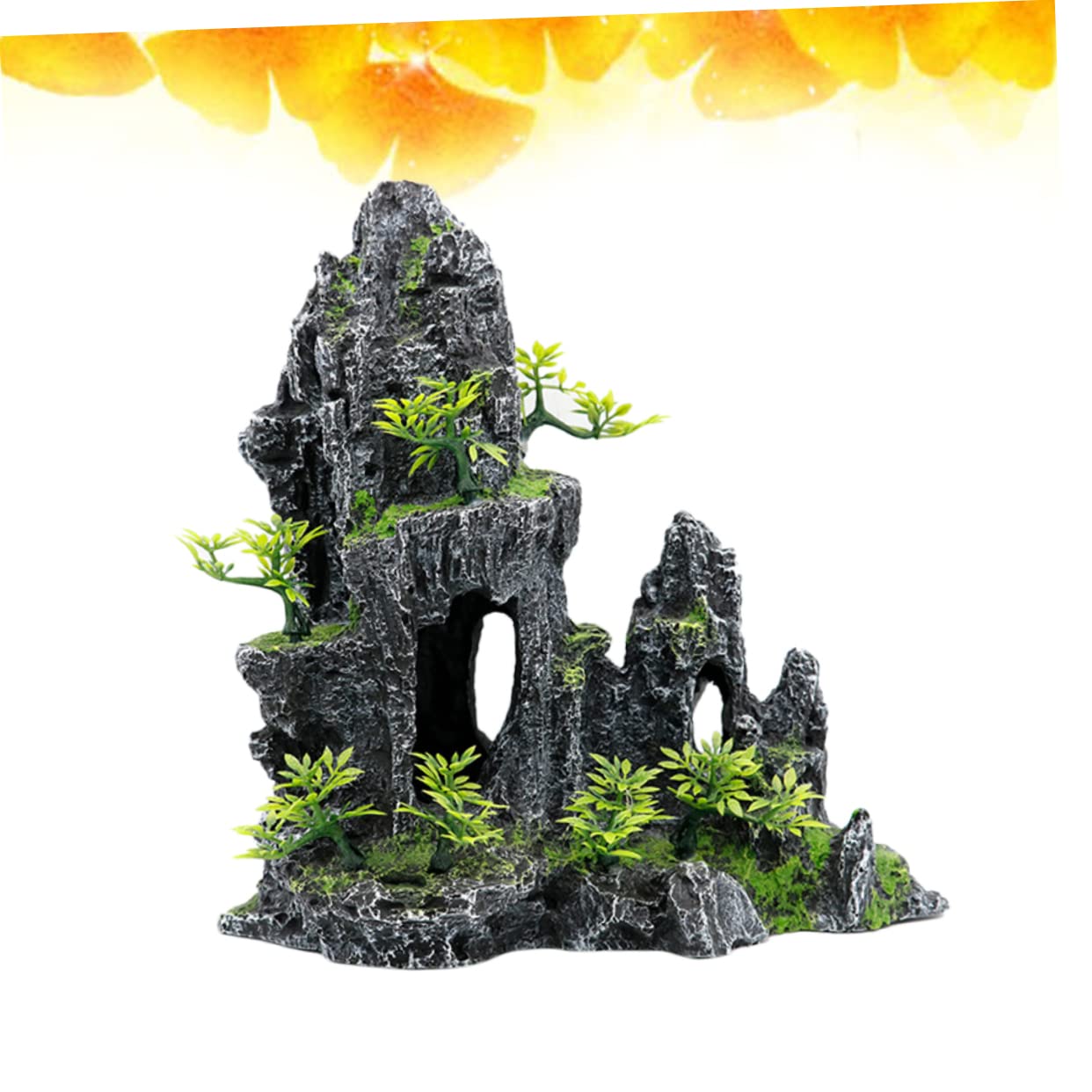 Aquarium Dekoration Aquarium Fischhöhle Berg Große Dekoration Höhle Ornament Berg Futterspender Steingarten Großer Für