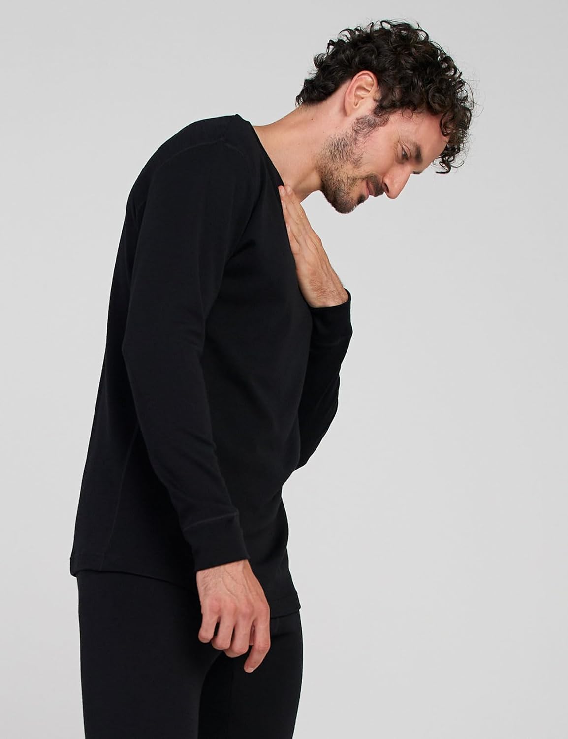 LAPASA Men 100% Merino Wool Shirt Base Layer Lightweight Midweight Thermal Top Long Sleeve Hunting Undershirt Warm Long John - Image 3