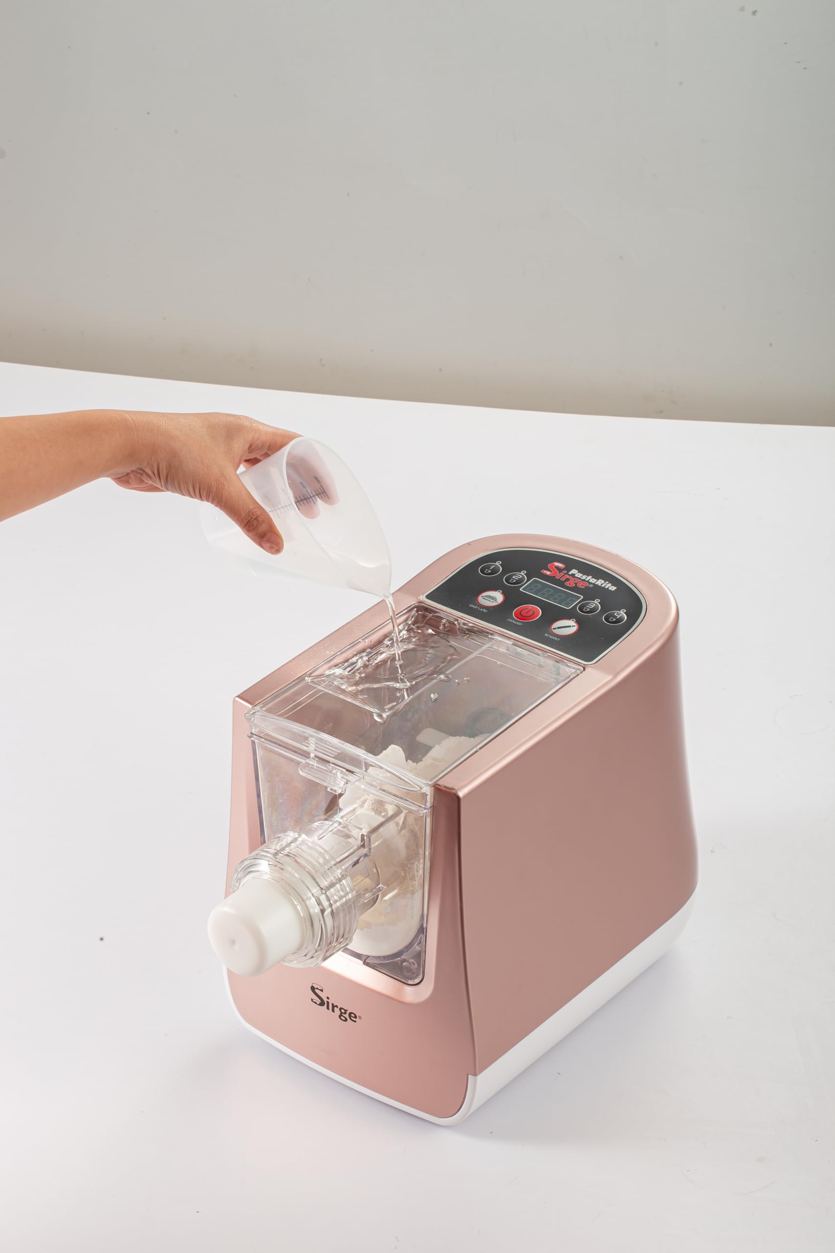 Sirge PASTARIT44 Macchina per pasta fresca automatica 44 TRAFILE - 300W - PER TUTTI I TIPI DI FARINA + KIT Ravioli