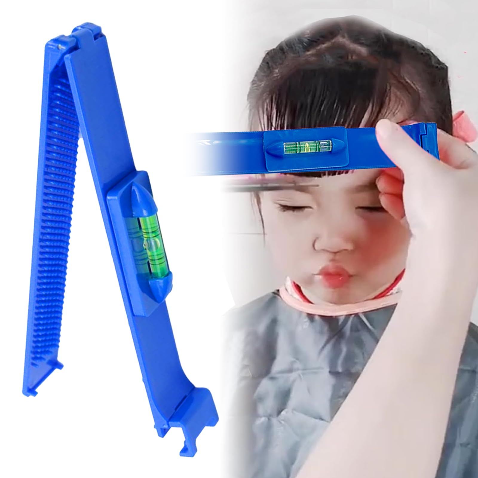 Cortador de Puntas Abiertas Cabello 8pcs Cortar Flequillo Recto Herramienta de Corte de Pelo Bricolaje