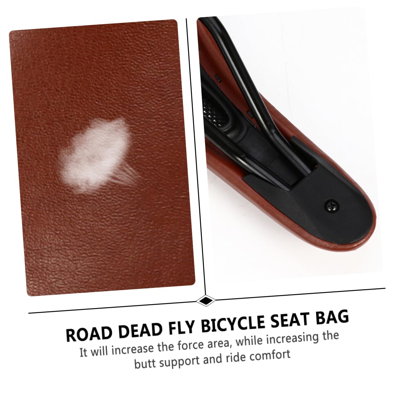 Abaodam Cuscino per Sella da Bici in Pelle Pu Coprisella per Bici Facile da Montare Sellino Confortevole per Allenamento
