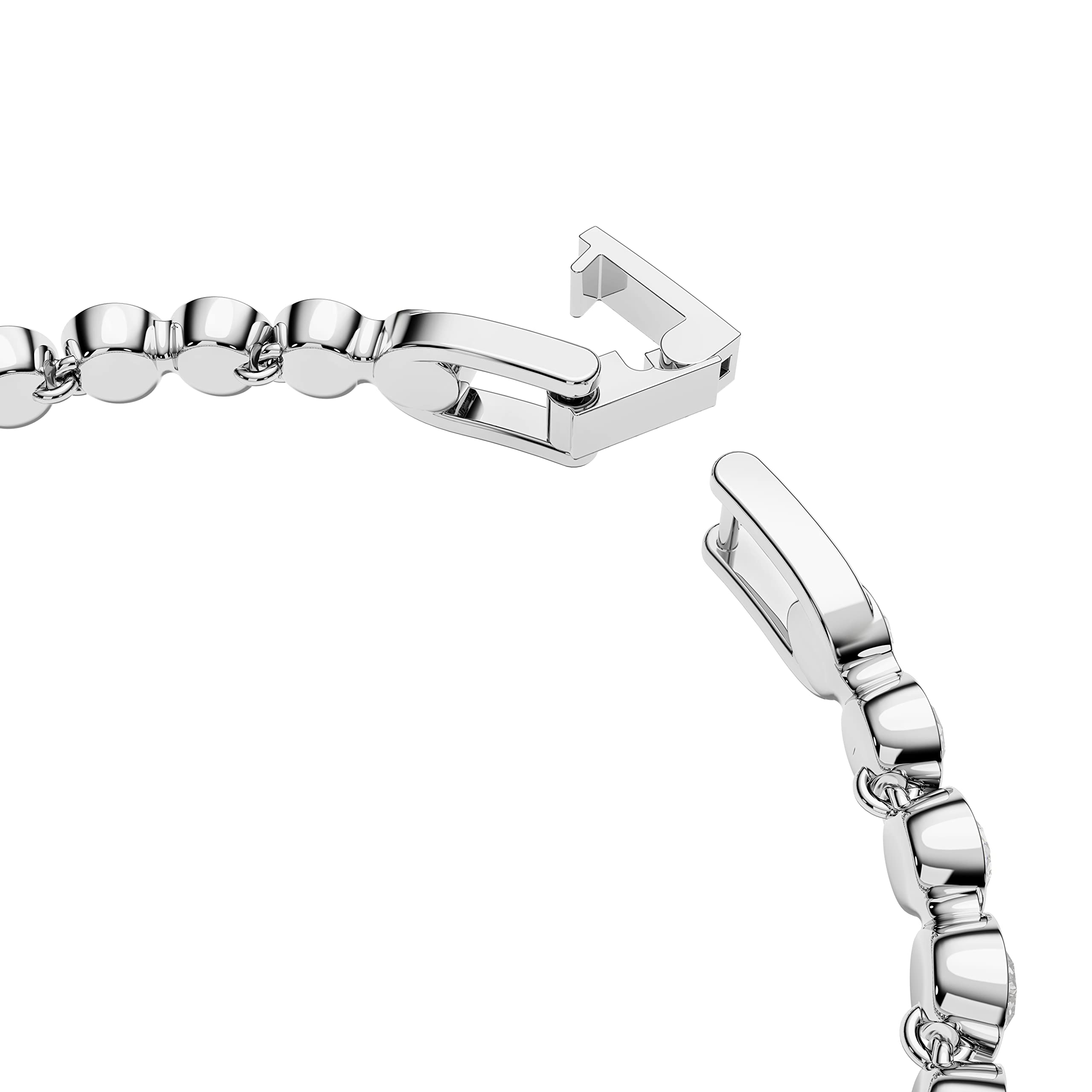 Swarovski Matrix Braccialetto Tennis, con Zirconia Taglio Tondo