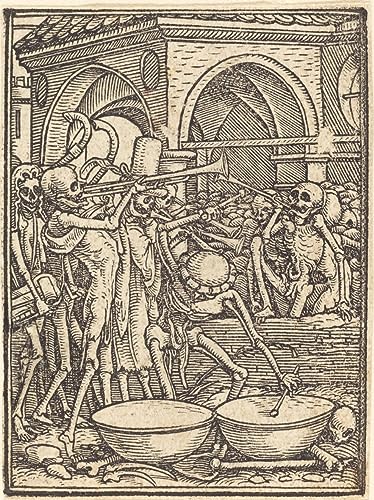Peinture sur toile la fin de l'humanité Hans Holbein décoration chambre