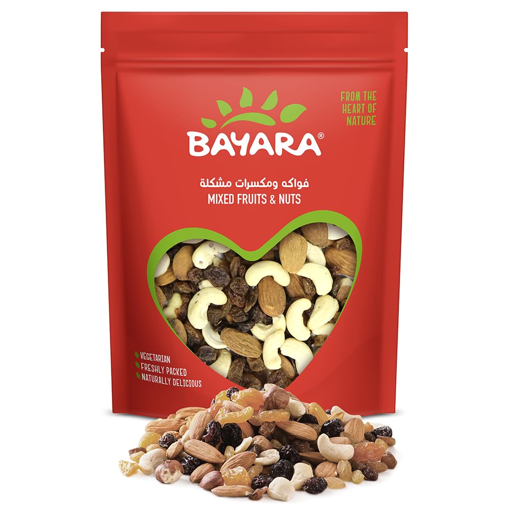 Bayara Mixed Dried Fruits & Nuts, 200G