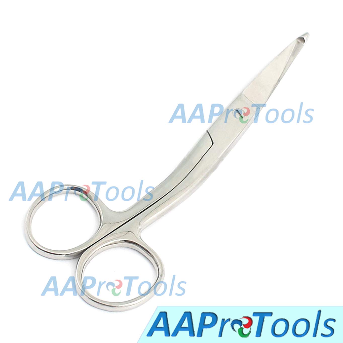 Knowles Bandage Scissors, Angled Shank, 5.5" German Grade