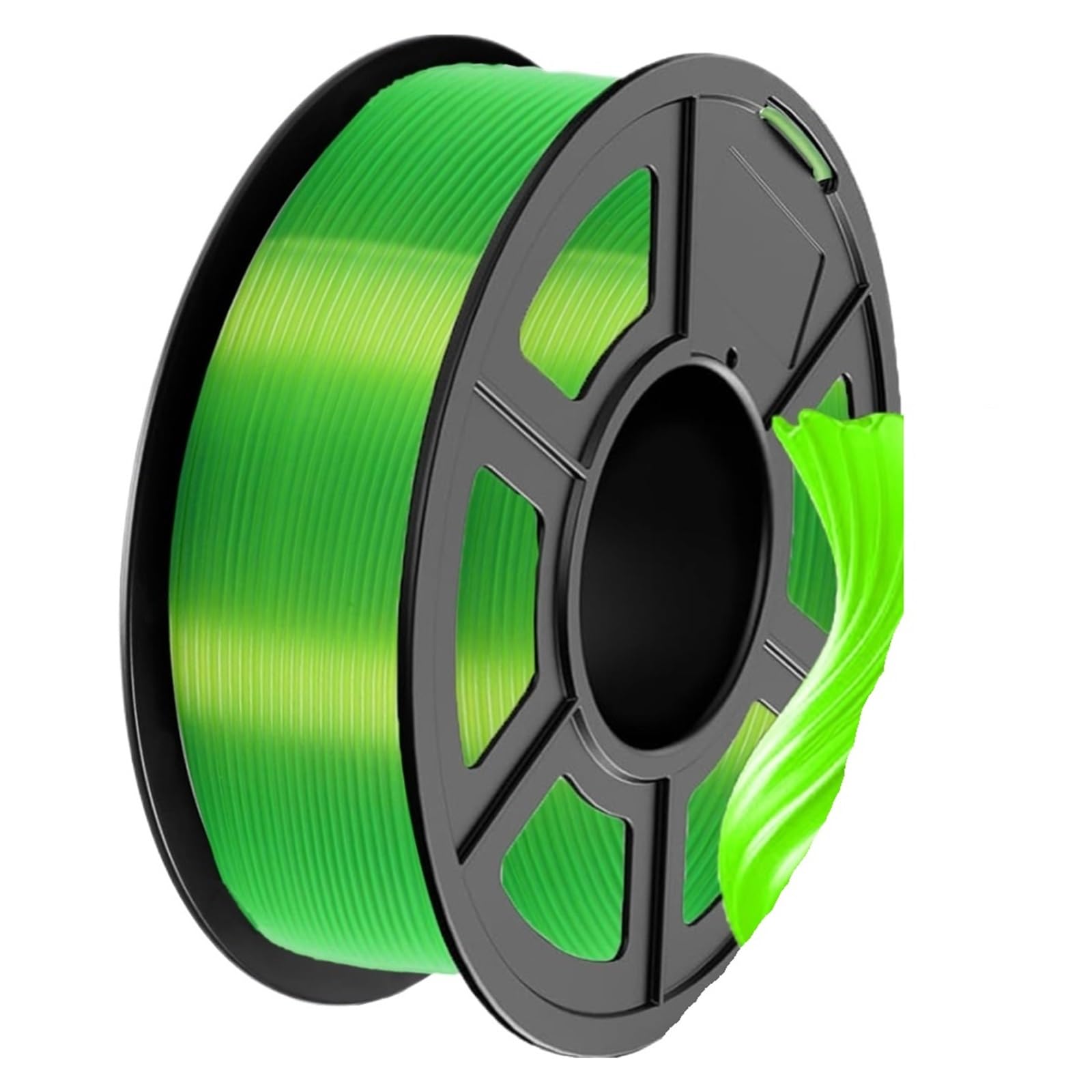 Filamento PETG de 1,75 mm, translúcido, impresora 3D alta velocidad hasta 600 mm/s, carrete 1000 g(PETG Green 1000g)