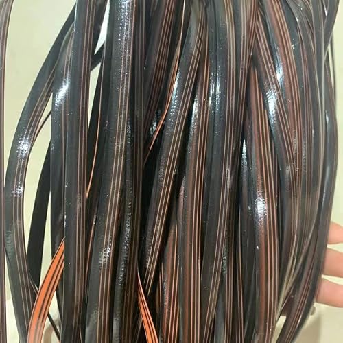 NURUGURE Plastic Rattan Wicker, PE Rattan Wicker Repair Material 500g Solid Round Cord for DIY Basket