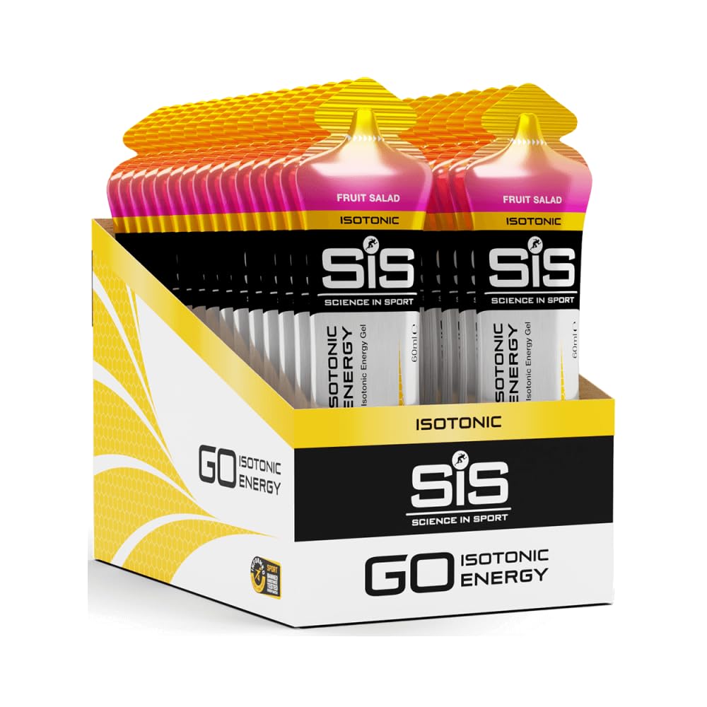 Science in Sport - SiS Go Isotonic Energygel - Energiegel - Isotonische Sportgel - Fruchtsalat Geschmack - 30 x 60ml