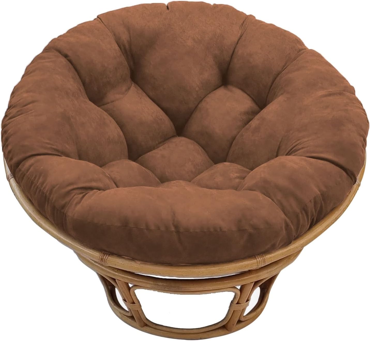 Extra Plump 52" papasan Cushion, Frame not Included (Ultra Violet Microsuede)