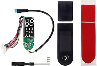 Elektroroller Display Armaturenbrett mit Abdeckung für Xiaomi für M365 1S Pro Pro2 Mi3, Kunststoff Metall Platine Panel Ersatz Kit mit Werkzeug und Schrauben