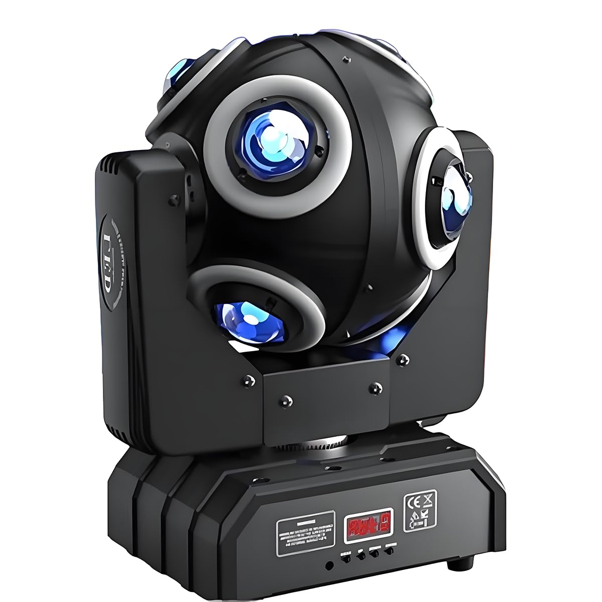 Lyre LED 120W DMX 512 à rotation 360 pour éclairage de scène de disco