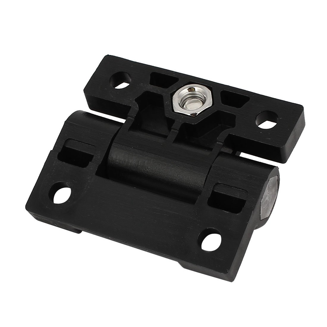 270 Degree Plastic Door Hinge Bearing - 54mm Long, Black - For Toilet/Bathroom Cubicle Doors