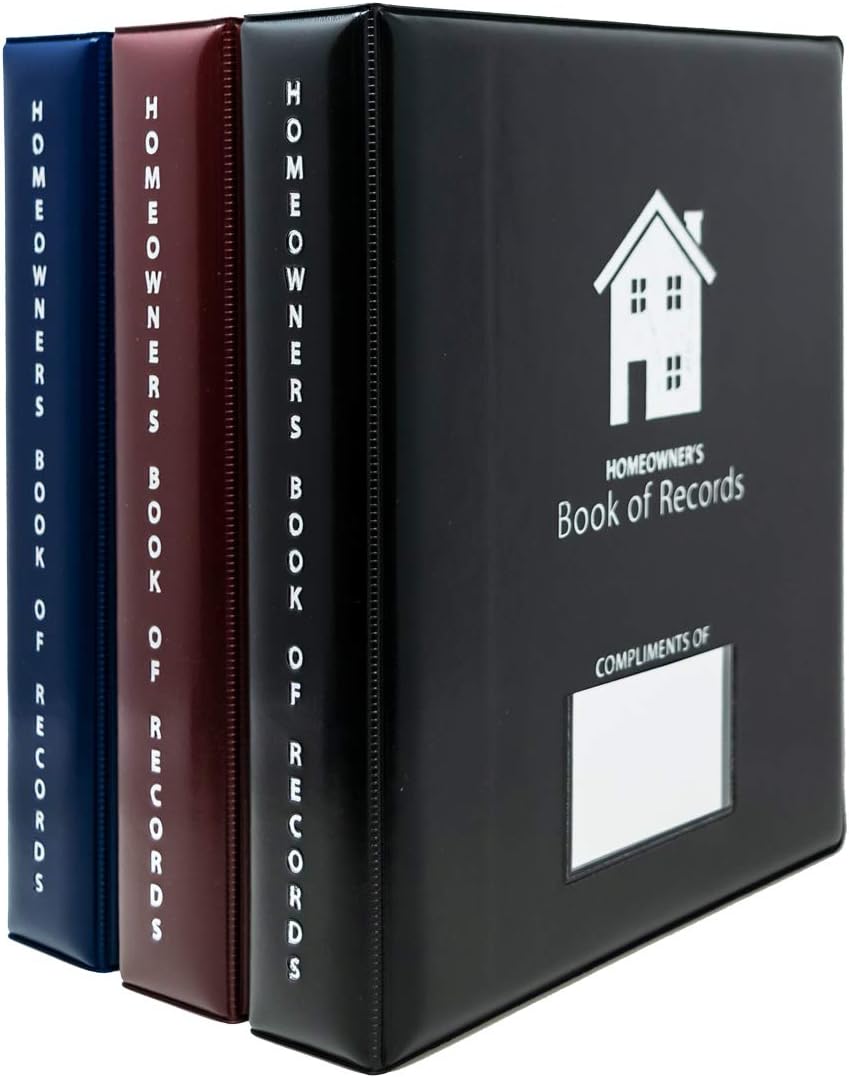 The Homeowner's Book of Records (Navy) : Home & Kitchen