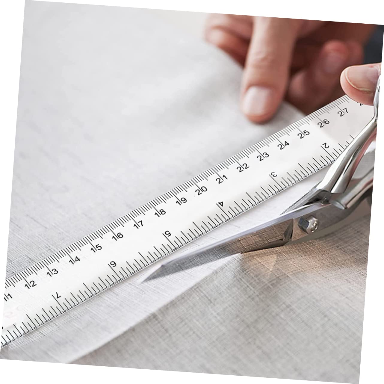 Righello Trasparente 30cm 20 Pezzi in Plastica per Scuola | Ufficio e Aula, Alta Resistenza e Leggero, Strumenti per Disegno e Misurazione