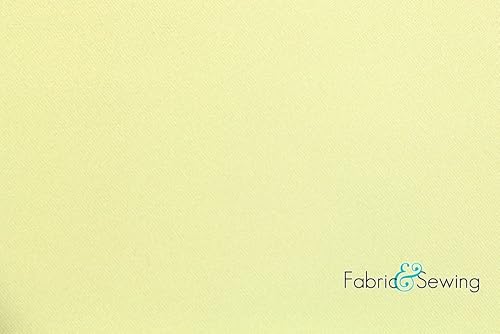 Poliéster nupcial opaco amarillo pálido de la tela del satén 6,5 onzas 58-60"