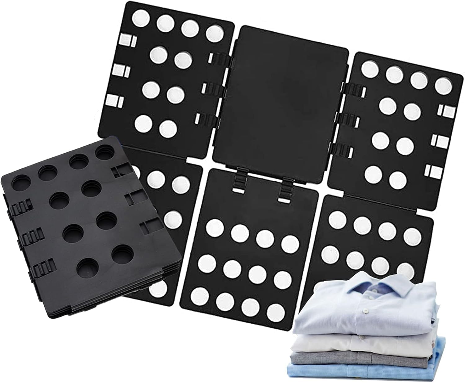 Amazon｜洋服たたみボード クイックプレス 折りたたみ 収納力アップ T