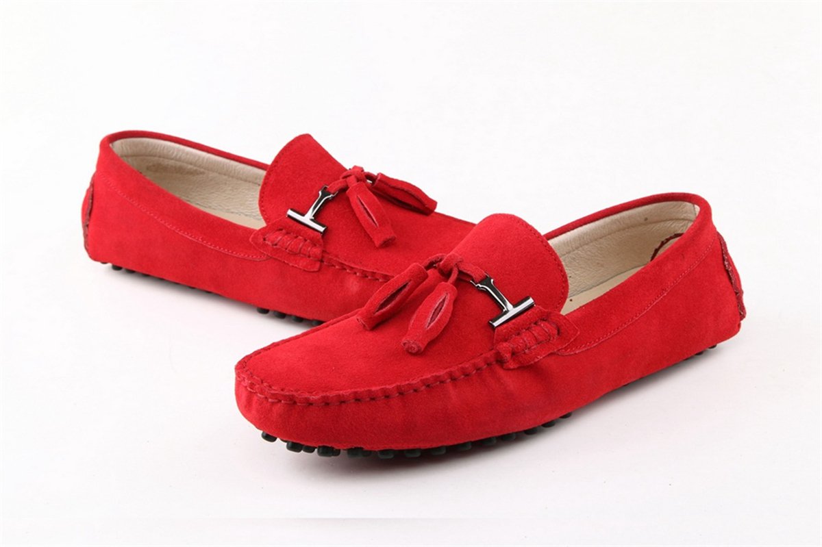 Homme Gland Suede Mocassins D'été Loafers Chaussures YY2080 | MINITOO Homme Gland Suede Mocassins D'été Loafers Chaussures YY2080