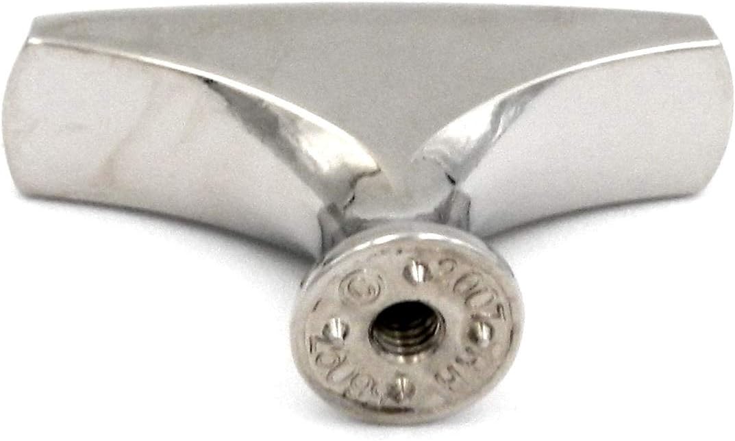Hickory Hardware 1 Pack Solid Core Kitchen Cabinet Knobs, Luxury Cabinet and Dresser Knobs, Handle Pulls for Doors & Drawers, 1-3/4 Inch, Polished Nickel, Greenwich Collection