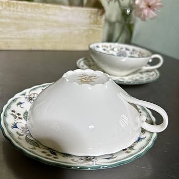 Amazon.co.jp: レア2客セット ノリタケ カリフパレス ティーカップ