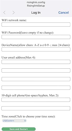 Miniatura 7 de Monitor inteligente de nivel de agua, habilitado para WiFi, alertas de texto/correo electrónico, detector interior/exterior, alimentado por batería,