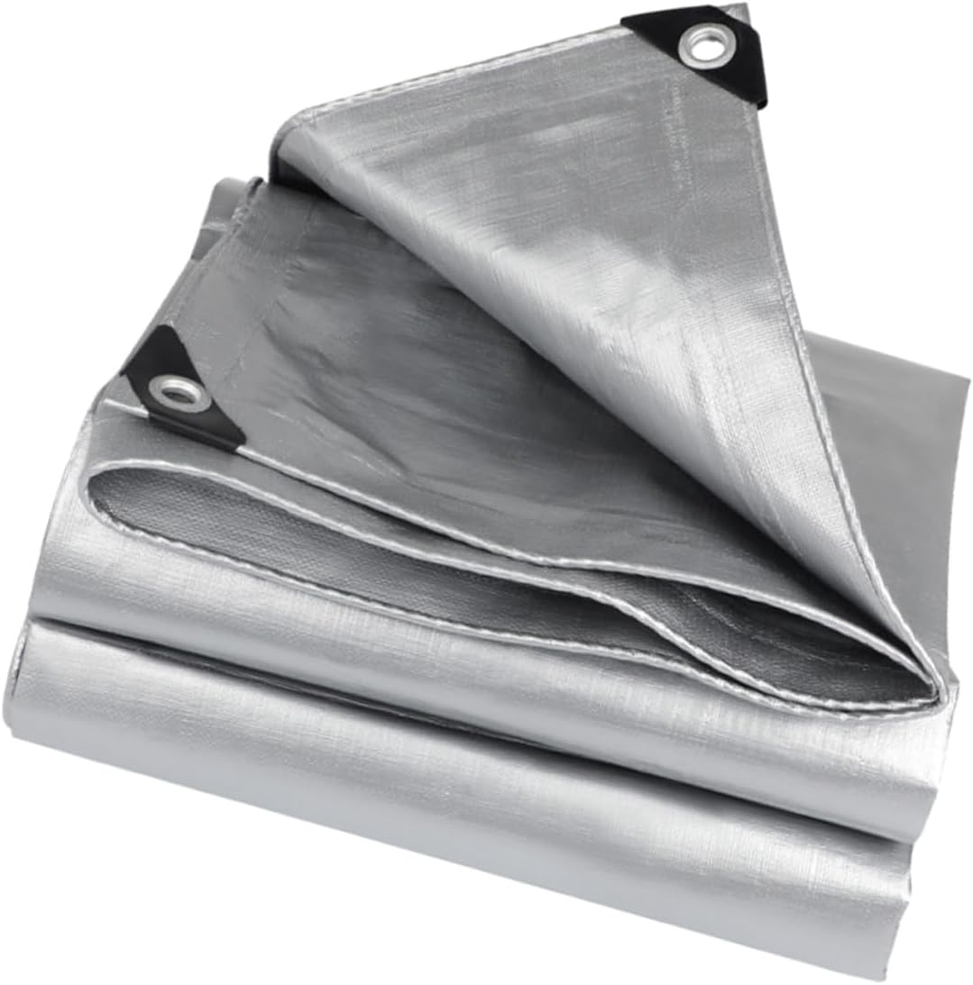 Outdoor Tarpaulin Sunshade Waterproof and Rainproof Design Large Tarp for Camping Equipment Protection