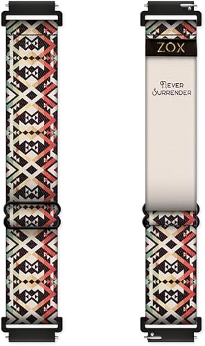 ZOX Correa para reloj inteligente Android Banda elástica con afirmaciones motivacionales y hermosas obras de arte Regalos para hombres, mujeres y