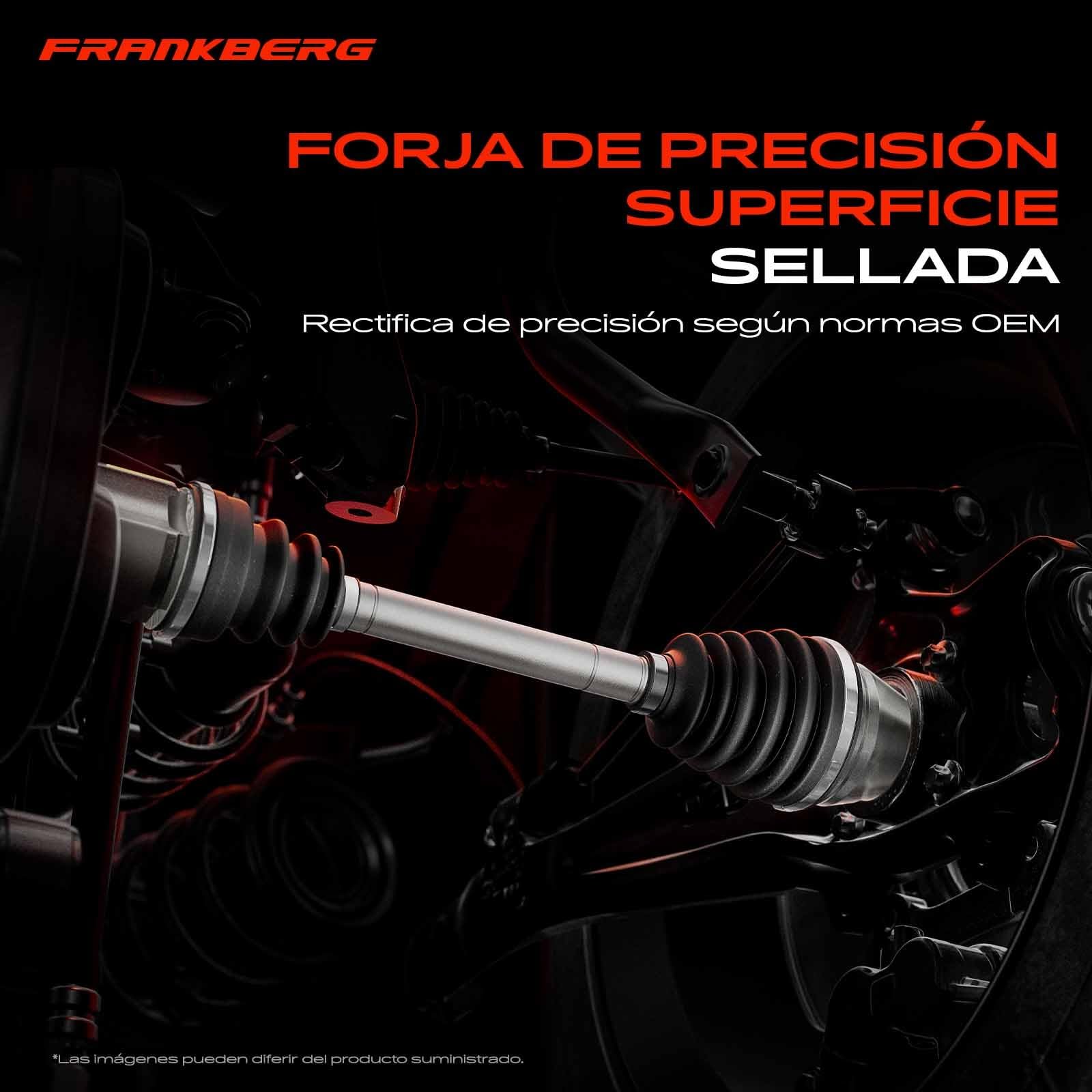 Frankberg Juego de articulación Arbol de transmisión Parte delantera izquierda Derecha Compatible con Escort V AAL ABL Escort VI AAL ABL GAL Orion III GAL Replace# 1079587