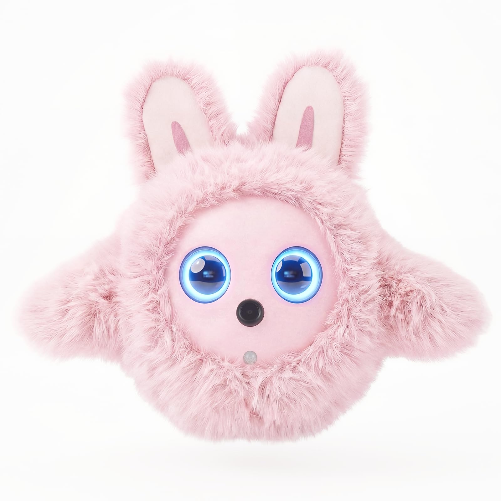 CVCBSER Smart Ai Companion Robot Cute Pet, Desk Robot Voice Chat gpt Emotional Interaction, Richness Expressiveness Ai Pet Robot for Adults Kids Chat (Pink Face)