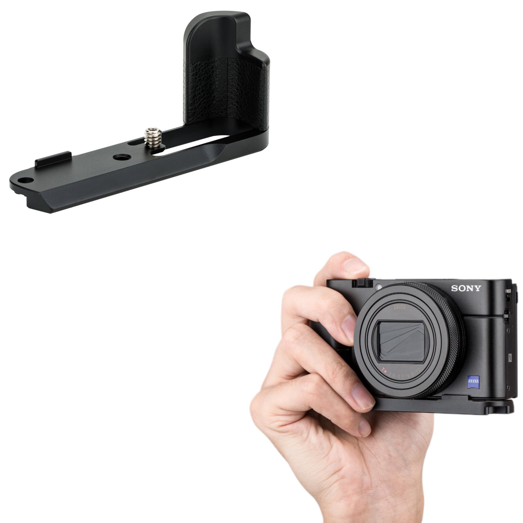 Aluminum Camera Hand Grip for Sony RX100VI RX100V RX100VA RX100IV RX100III RX100II RX100 Cameras