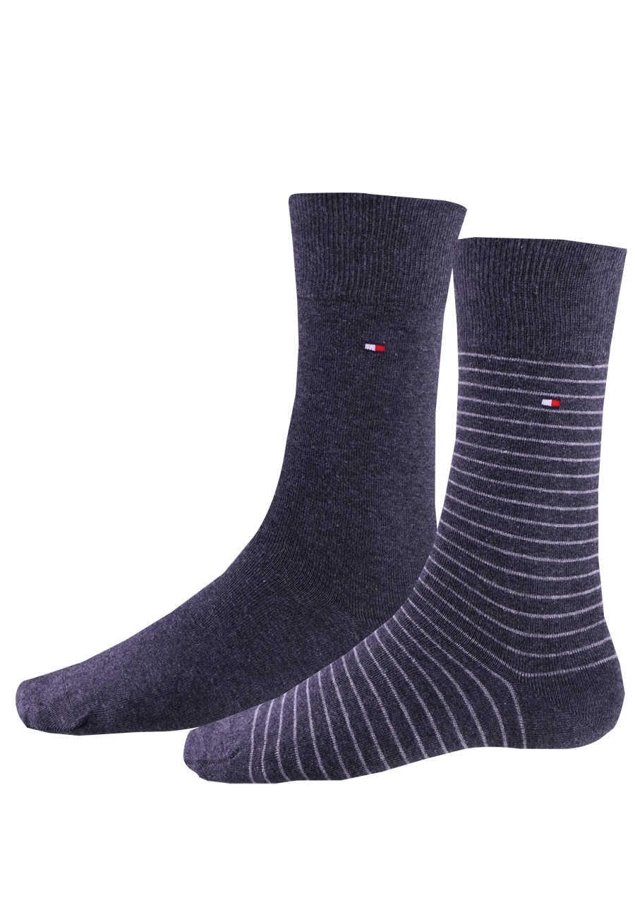 Tommy Hilfiger Mens Classic Socks, Anthracit, 6-8 UK