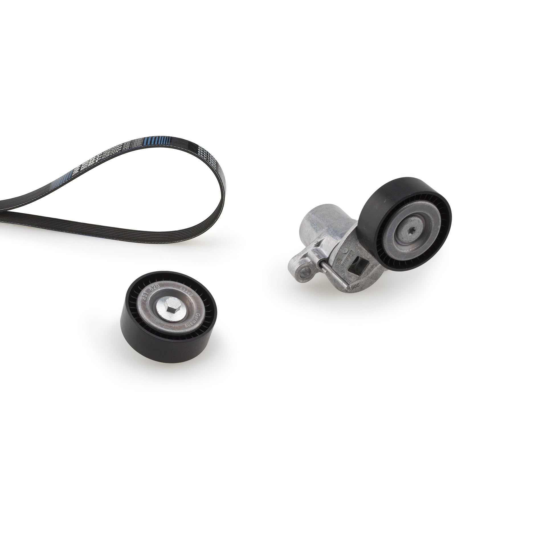 Gates Kit Cinghie Poly-V K016PK1503 Gomma-image