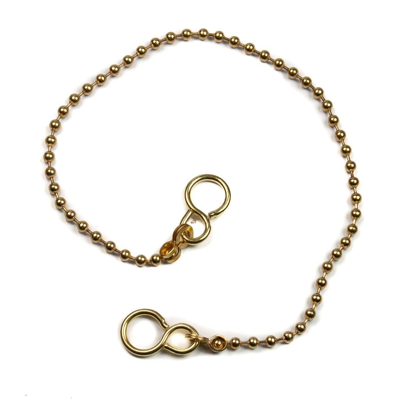 Sink Ball Chain Brass 300mm 12" Long Plug Chain Replacement Thunderfix