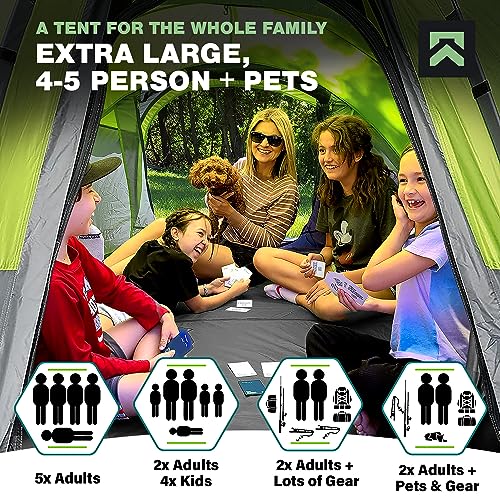 Carpa instantánea pop up para camping 2 personas miniatura 3