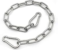 MIKMAYTOO Heavy Duty 304 Stainless Steel Hanging Chain 550LB Capacity for Hammock Chair Punching Bag Swing Yoga Trapeze