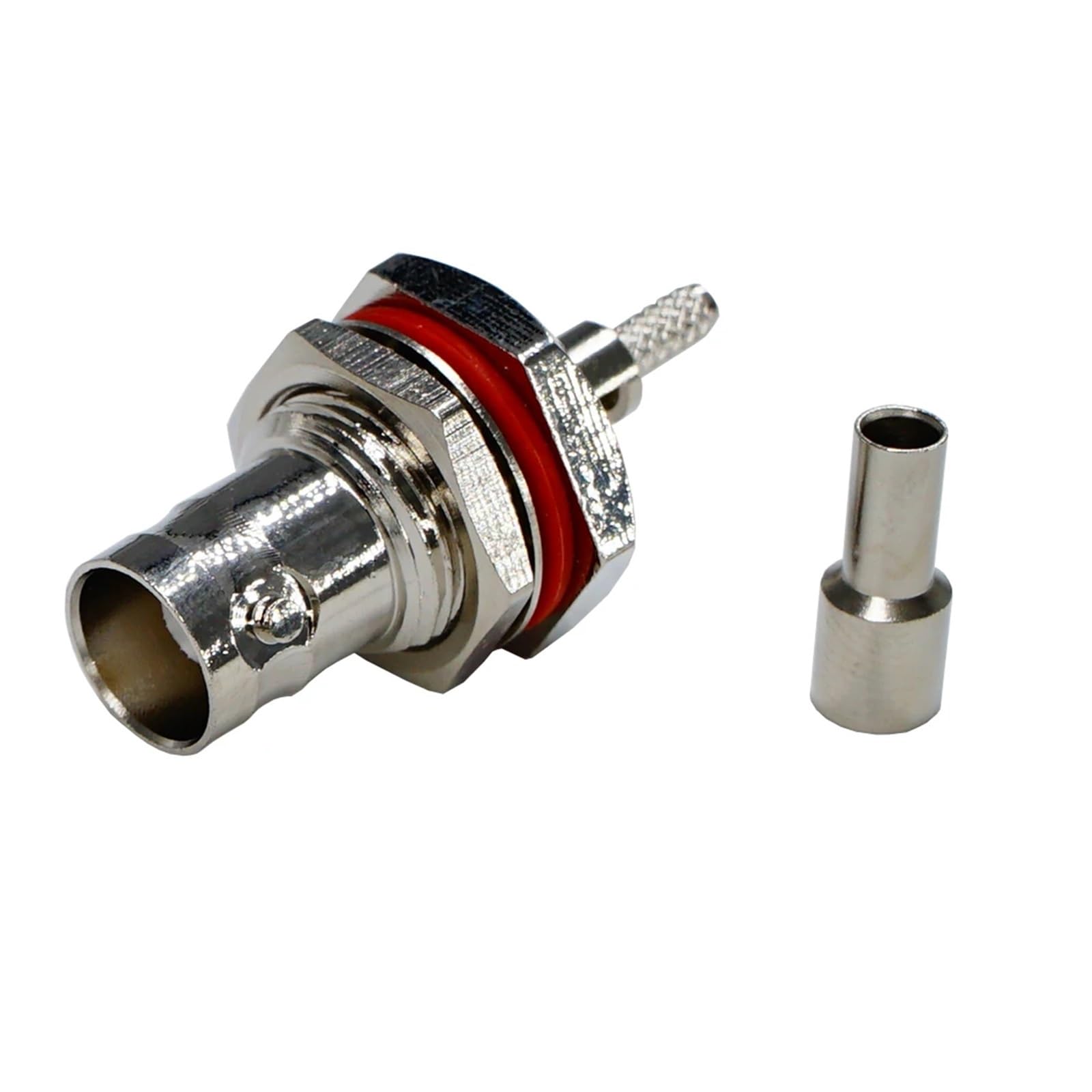 Adattatore Angolo Retto BNC Donna Jack Paratia A BNC Maschio Cavo Coda - Foto 9