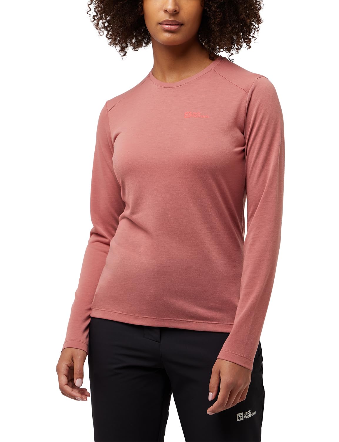 Jack Wolfskin Women's Vonnan Ls T W T-Shirt Mineral Red