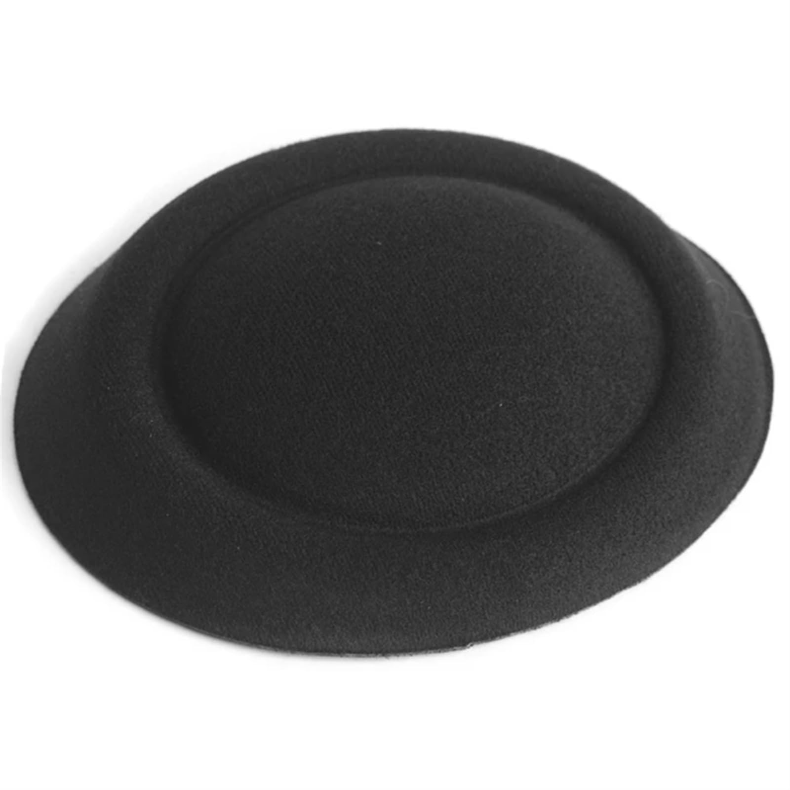 UALXPAO Wedding Hats Fascinator Hat Cloth Millinery Base DIY Craft Solid Women Dance Headwear for Tea Party,Weddings(Black)