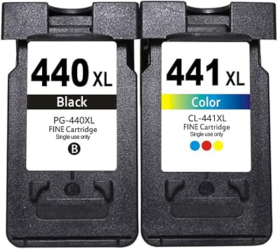Remanufactured for Canon PG440 CL441 Ink Cartridge Replacement for PG 440 CL 441 XL for Canon Pixma MG2140 MG2240 MG3140 MG3240 MG3540 MG4240 MG4240 MG3640 MG3640S
