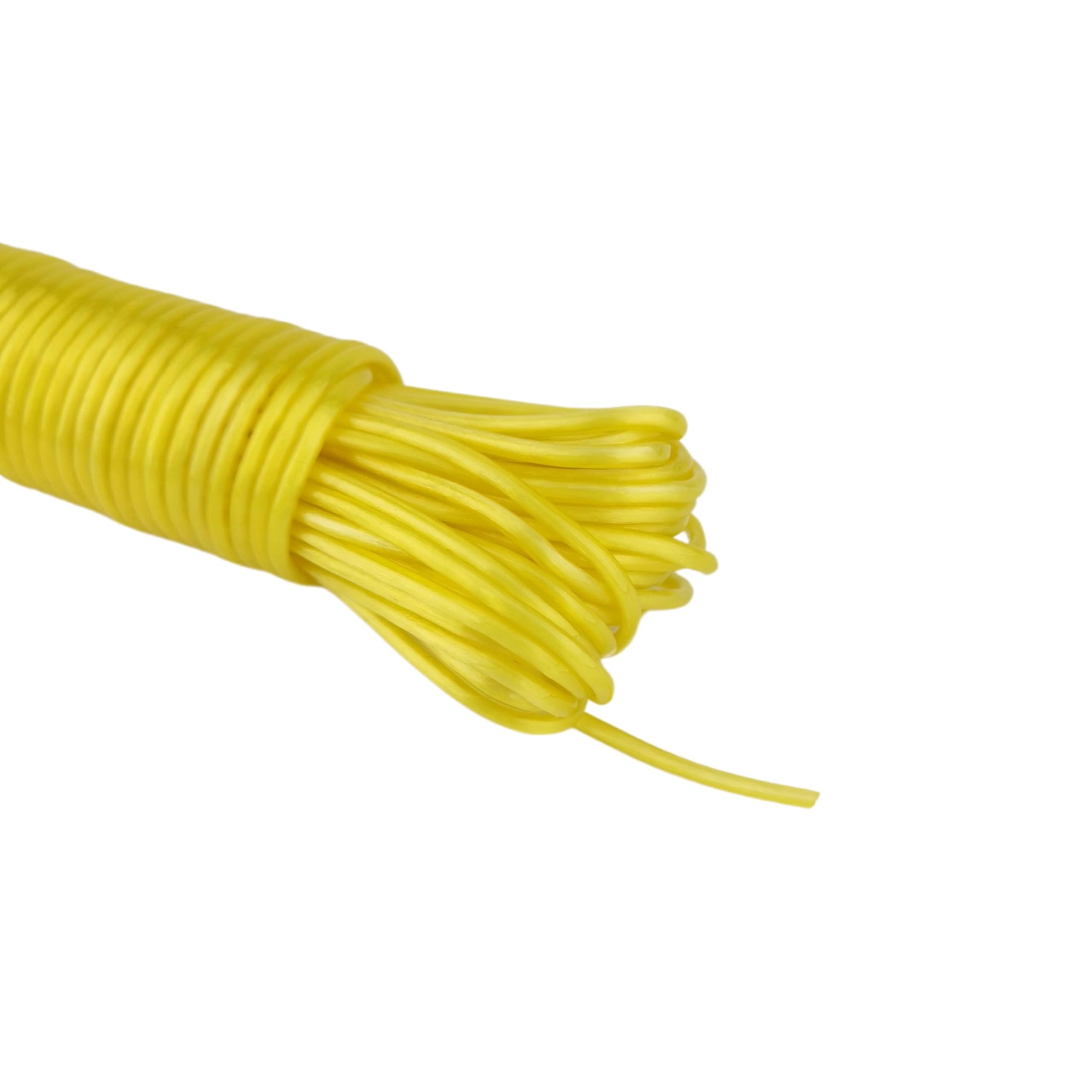 IDEA HOME Washing Line Rope CRISTAL 20m, Clothes Lines for Outside Heavy Duty, Plastic Washing Lines Outdoor - Image 2