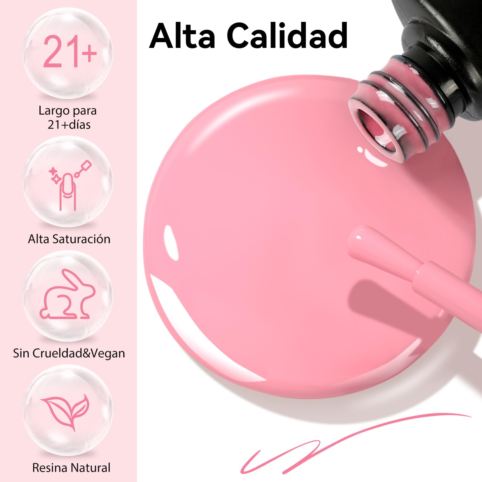 VANREESA Kit Uñas Semipermanentes, 35 Colores Pintauñas Semipermanentes con Base Top Coat Lampara UV 48W, Taladro Eléctrico Profesional para Uñas y Herramientas Manicura, Regalo para Principiantes