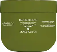 Arvensis – Máscara Reconstrutora 300g | Força, Reconstrução, Brilho, Fórmula Vegana, Para Cabelos Danificados