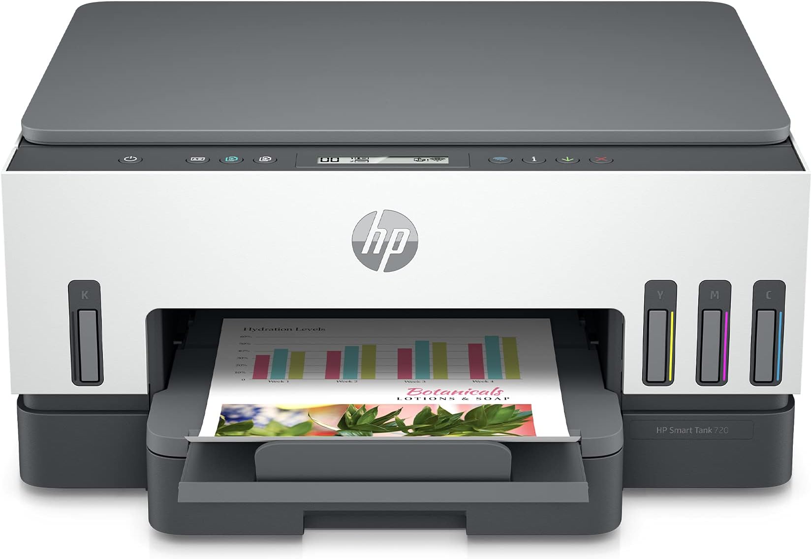 HP Smart Tank 720 All-in-One Auto Duplex WiFi Colour Printer, Print, Scan & Copy for Office