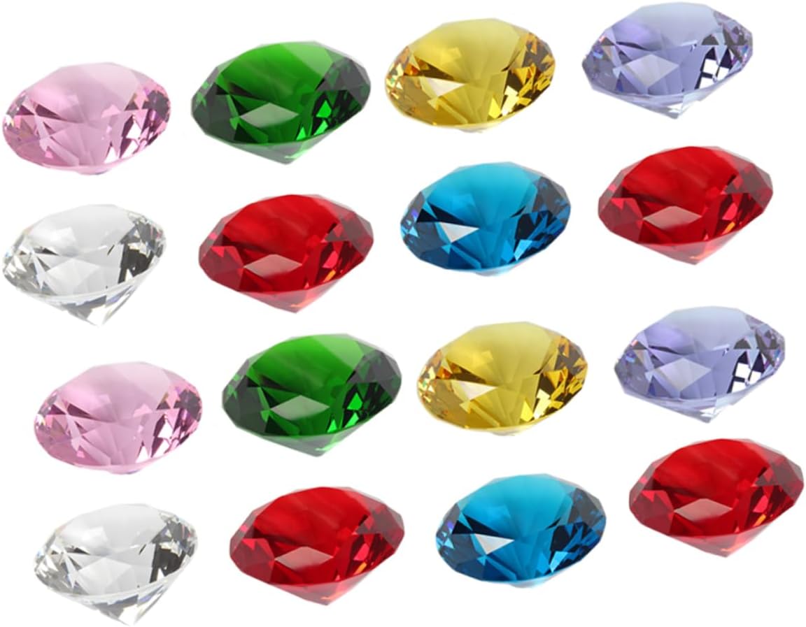 MAGICLULU 20pcs Mixed Color for Wedding and Home Decor Elegant Decorative Ornaments for Bridal Showers and Parties