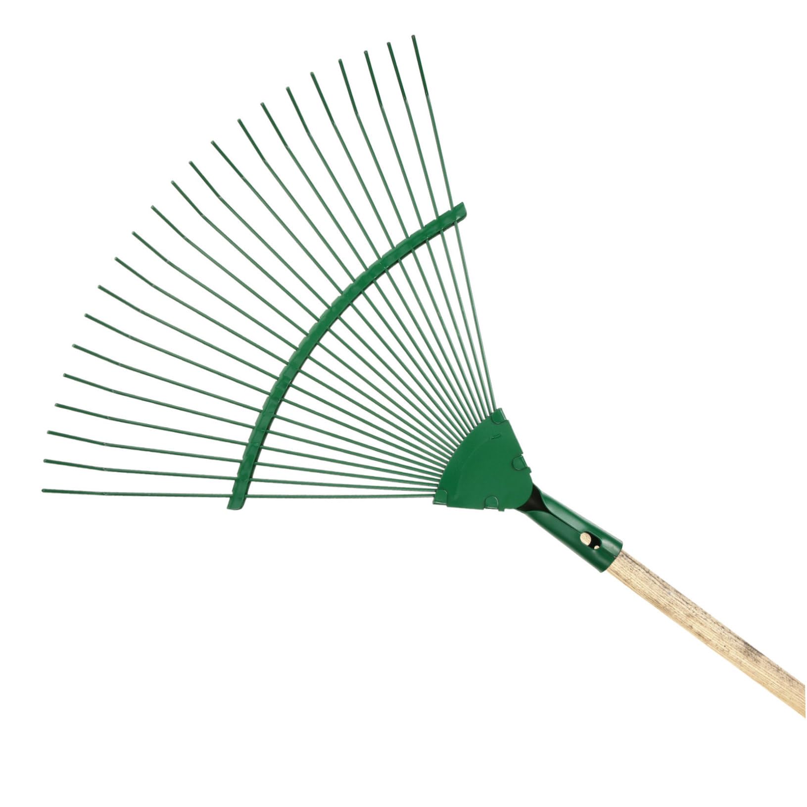 SOIMISS Metallrechen für Gartenarbeit Rechen für Rasenflächen Laubbesen Bodenlockerungsrechen Tragbarer Gartengerät mit Ergonomischem Griff Zufällige Farbe