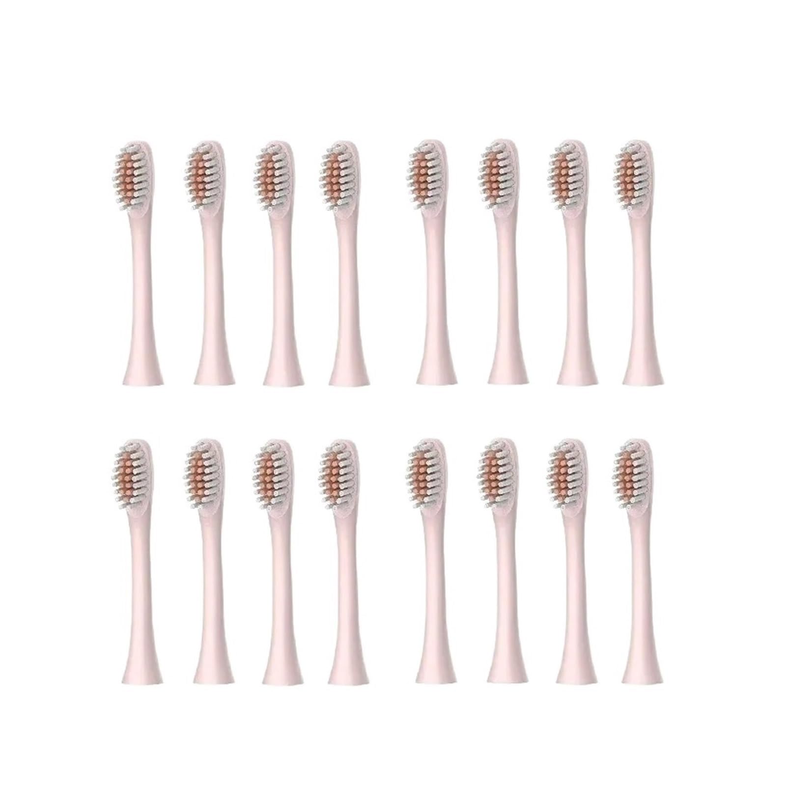 4/8/16 pezzi X-3 testine di ricambio for spazzolino for ugelli elettrici sonici con setole morbide X-3/ZD-X3/ZV80(16pcs PINK)