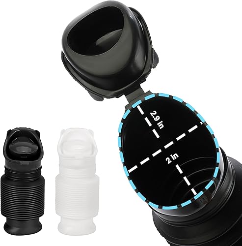 Miniatura 4 de Orinario portátil para hombres y mujeres, botella de urinario de emergencia a prueba de derrames, urinarios plegables a prueba de fugas, botella