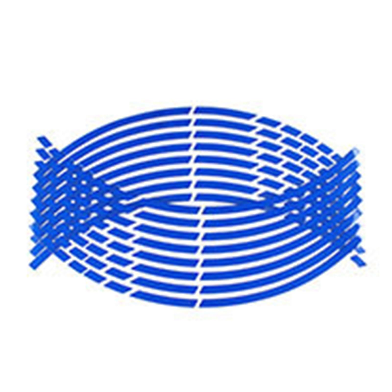 Reflective Sticker 16Pcs 17" 18" Strips Motorcycle Wheel Stickers Car Reflective Rim Tape Motorbike Bicycle Auto Decals