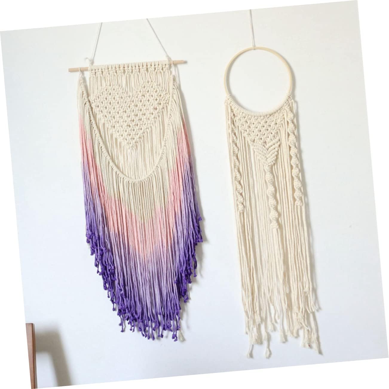 DIY Dream Catcher Ring Bamboo Circle Frame Wall Hanging Craft Decoration