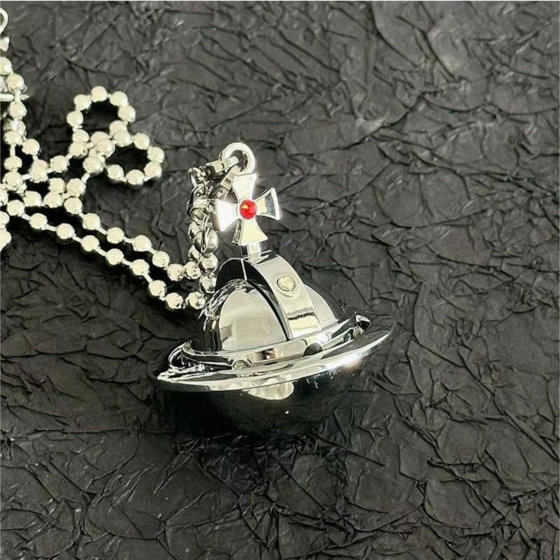 Encendedor portátil clásico en forma de collar Saturno miniatura 1