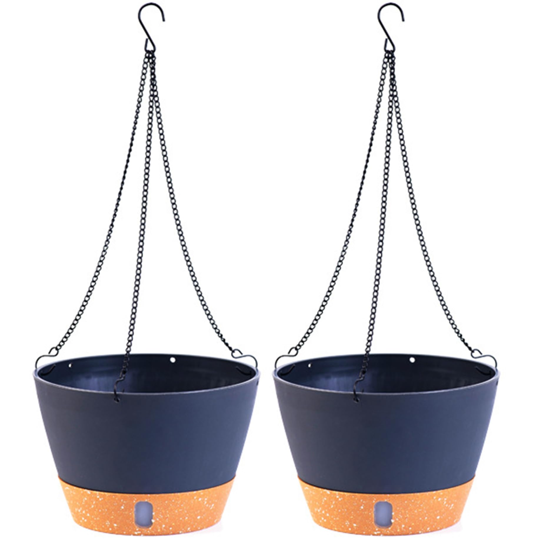 Pot de fleurs suspendu pour balcon et salon avec base en PP